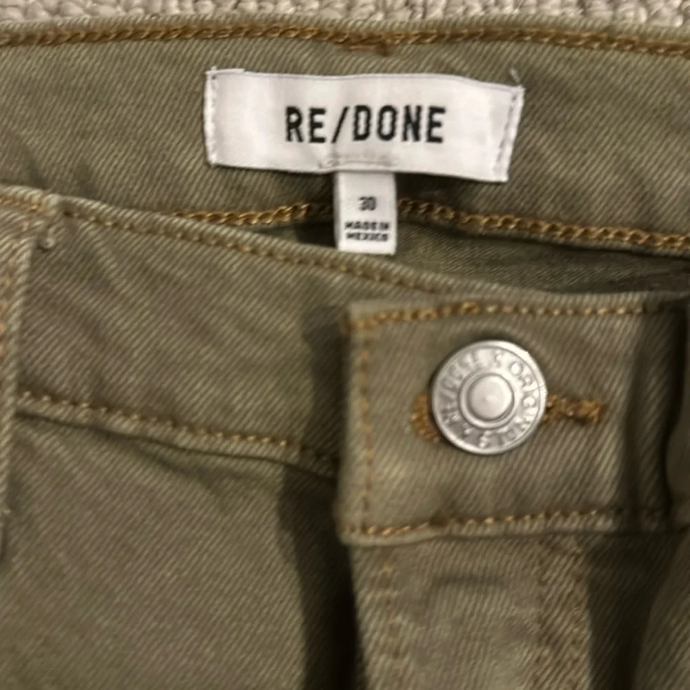 Re/Done 70’s Ultra high rise stove pipe jeans